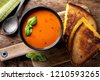 soup with grilled cheese