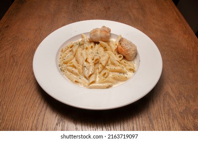 Delicious Italian Dish Known As Penne Pasta Alfredo