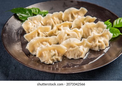 Delicious Korean Dumplings With Fresh Ingredients