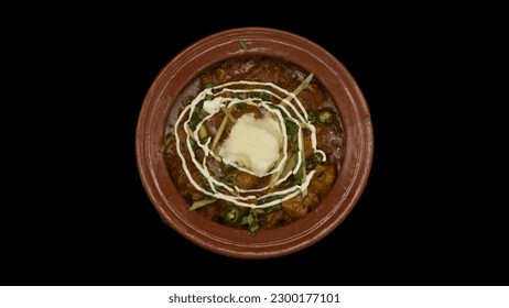 Delicious Lahori Handi - Food Photography - Top View