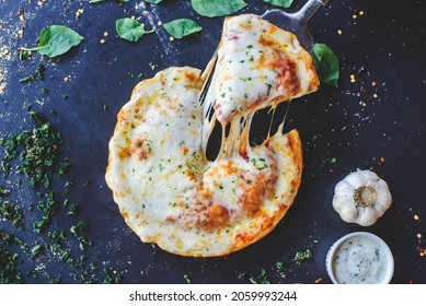 Delicious Mouth Watering Cheesy Pizza