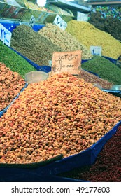 Delicious Nut Market In Tehran Bazaar, Iran