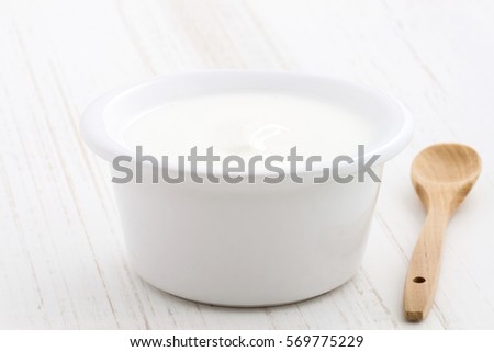 Similar – Image, Stock Photo ice-cream spoon Yoghurt