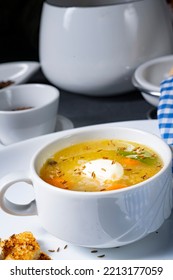 Delicious Old Polish Caraway Soup With Cream