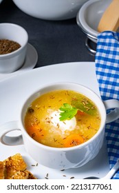 Delicious Old Polish Caraway Soup With Cream