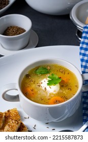 Delicious Old Polish Caraway Soup With Cream