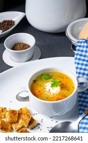 Delicious Old Polish Caraway Soup With Cream