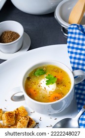 Delicious Old Polish Caraway Soup With Cream