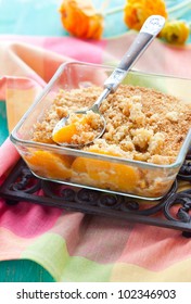 Delicious Peach Crumble