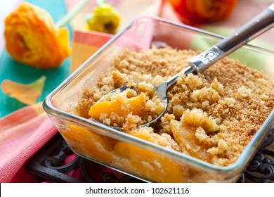 Delicious Peach Crumble