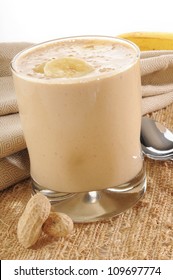 A Delicious Peanut Butter And Banana Smoothie