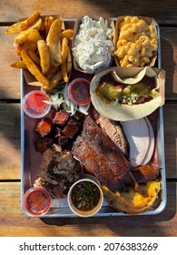 Delicious Plate Of Texas Barbeque