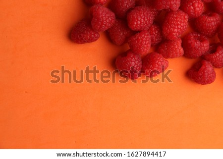 Similar – Frische Himbeeren in einem kleinen Metalleimer