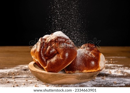 Delicious Romanian traditional sweet cheese pastries – Branzoaice. Fresh baked traditional east european pastry dessert (romanian, hungarian, bulgarian, moldovian), homemade sweet or salty cheese pies