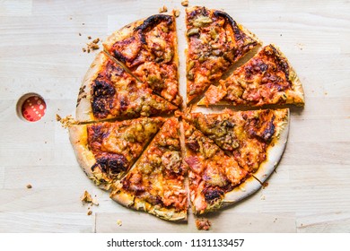 Pizza 8 Slices Images Stock Photos Vectors Shutterstock