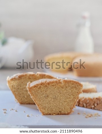 a delicious slice of peanut mocca cake on a table