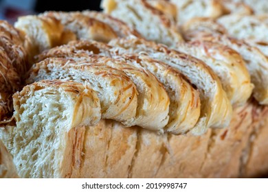 Delicious Sliced Bread Close-up With Texture.