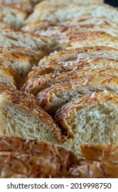 Delicious Sliced Bread Close-up With Texture.