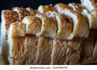 Delicious Sliced Bread Close-up With Texture.