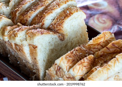 Delicious Sliced Bread Close-up With Texture.