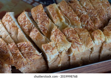 Delicious Sliced Bread Close-up With Texture.