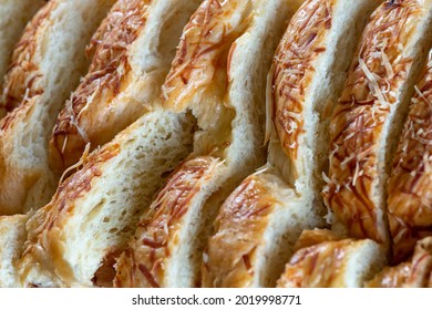 Delicious Sliced Bread Close-up With Texture.