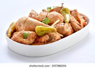 Delicious And Spicy Chicken Kerhai Or Chicken Karahi 