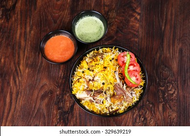 Delicious And Spicy Mutton Biryani