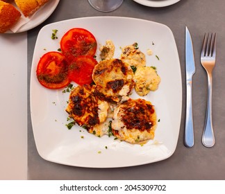 Delicious Stuffed Scallops With Tomatoes