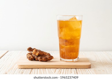 Delicious Sweet Drink Tamarind Juice And Ice Cube - Healthy Drink Style