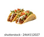 delicious tacos ready to eat isolated 