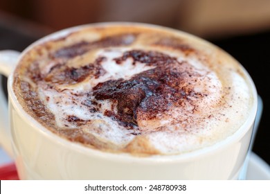 Delicious and tasty coffee cappuccino