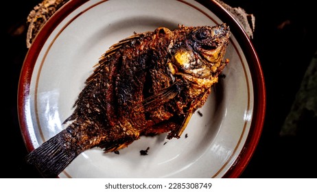 delicious and tasty fried tilapia