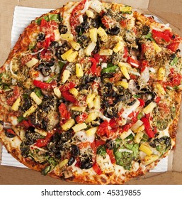 Delicious Thin Crust Veggie Pizza