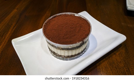 A Delicious Tiramisu Dessert Cup