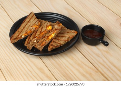 Delicious Tofu Masala Or Tofu Tikka Sandwich, Paneer Tandoor  Grilled
 Sandwich