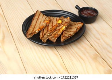 Delicious Tofu Masala Or Tofu Tikka Sandwich, Paneer Tandoor  Grilled
 Sandwich