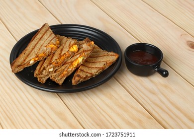 Delicious Tofu Masala Or Tofu Tikka Sandwich, Paneer Tandoor  Grilled
 Sandwich