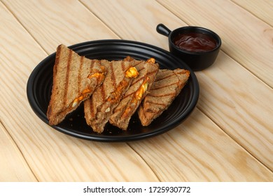 Delicious Tofu Masala Or Tofu Tikka Sandwich, Paneer Tandoor  Grilled
 Sandwich