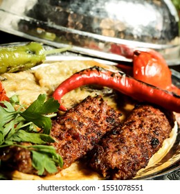 Kebap und Shashlik Skewer aus traditionell orientalischem Türkisch