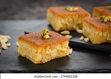 Delicious traditional turkish food baklava with honey and nuts. Oriental sweets with pistachio. Turkish Ramadan dessert. Pahlava