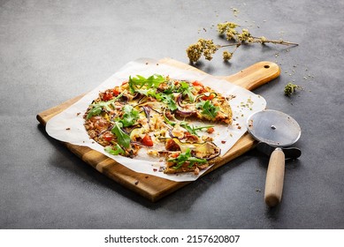 Delicious Veg Pizza Cauliflower Base