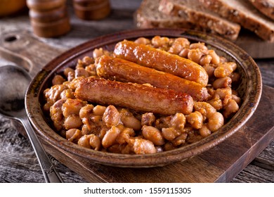 Delicous Home Made Sausage And Bean Cassoulet.