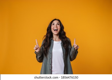 11,547 Woman pointing upwards Images, Stock Photos & Vectors | Shutterstock