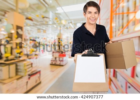 Delivering.