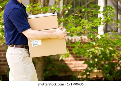 Delivery: Carrying Packages To Front Door