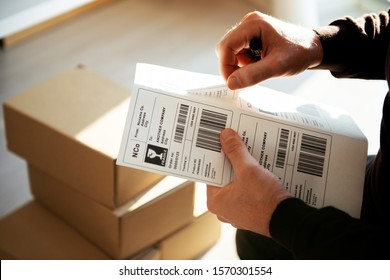 Delivery Service, Applying A Shipping Label