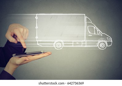 delivery service via modern technology  