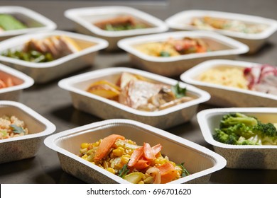 Delivery Sets Of Healthy And Delicious Food In Boxes