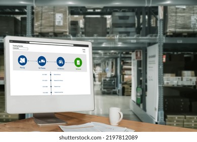 Delivery tracking system for e-commerce and modish online business to timely goods transportation and delivery